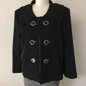 Chaus Military Style Coat Size 10